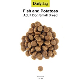 Сухой корм Dailydog Adult Small Breed Fish and Potatoes для взрослых собак мелких и миниатюрных пород с рыбой и картофелем 3 кг