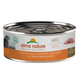 Влажный корм Almo Nature для кошек с куриным филе в желе, 100 г