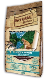 Natural Greatness Field & River Recipe сухой корм для кошек с мясом лосося и ягненка - 18 кг