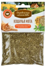 Кошачья мята «Деревенские лакомства» календула и корень солодки для кошек, 15 г