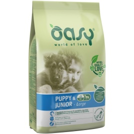 Oasy Dry Dog Puppy & Junior Large сухой корм для щенков крупных пород с курицей
