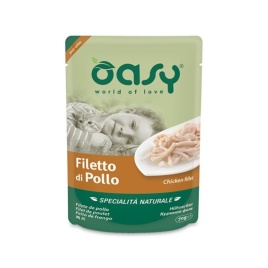 Oasy Wet cat Specialita Naturali Chicken дополнительное питание для кошек с курицей в паучах - 70 г (1 шт)