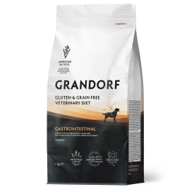 Сухой корм Grandorf Veterinary Diet Gastrointestinal индейка для собак при расстройствах пищеварения, 1 кг