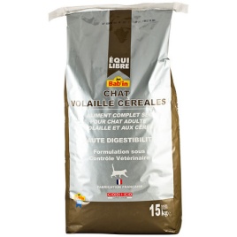 Babin Equilibre Chat Poulet Cereales сухой корм для взрослых кошек всех пород на основе курицы и зерна - 3 кг