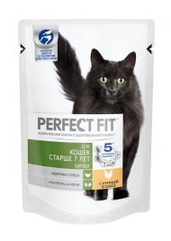 Паучи Perfect Fit Senior для пожилых кошек с курицей в соусе - 85 г