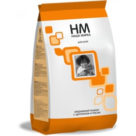Наша Марка сухой корм для котят с цыплёнком и рисом 10 кг