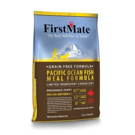 FirstMate Pacific Ocean Fish Meal Endurance/Puppy сухой беззерновой корм для щенков и взрослых собак с высокой активностью с рыбой