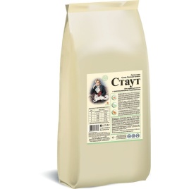 Стаут сухой корм для взрослых кошек всех пород с чувствительным пищеварением с мясом и злаками - 15 кг