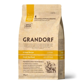 Сухой корм Grandorf Turkey Sterilised Индейка для стерилизованных кошек, 400 г