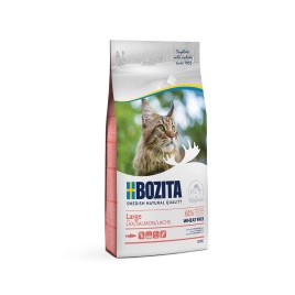 Bozita Large WF Salmon сухой корм для кошек крупных пород с лососем, без пшеницы - 10 кг