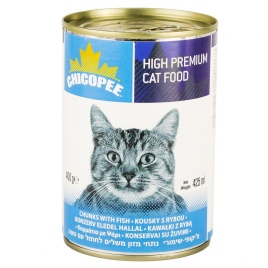 Chicopee Cat Chunks Fish консервы для кошек всех возрастов с кусочками рыбы в соусе - 400 г