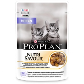 Влажный корм Purina Pro Plan Kitten для котят с курицой в желе - 85 г