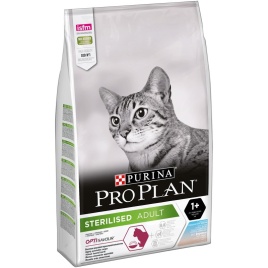Pro Plan Cat Adult Sterilised сухой корм для стерилизованных кошек с треской и форелью - 10 кг