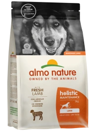 Сухой корм Almo Nature для взрослых собак крупных пород со свежим ягненком и коричневым рисом, 2 кг