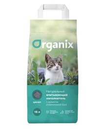 Наполнитель Organix впитывающий для кошачьего туалета, с ароматом атлантический бриз, 16 л