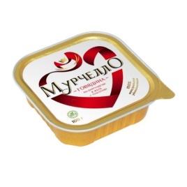 Мурчелло влажный корм для кошек говядина по-бургундски в желе с томатами 100 г