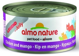 Almo Nature Legend Adult Cat Chicken&Mango консервированный корм с цельными кусочками курицы и манго в бульоне для взрослых кошек - 70 г