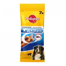 Pedigree Denta Stix лакомство для взрослых собак крупных пород в форме мясных палочек - 270 г