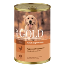 Влажный корм Nero Gold  для собак "Куриные бедрышки", 415 г