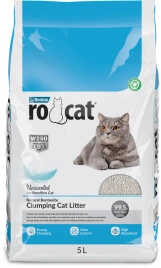 Наполнитель Ro Cat комкующийся без пыли "Натуральный", 4.25 кг