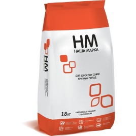 Наша Марка сухой корм для взрослых собак крупных пород с цыплёнком 18 кг