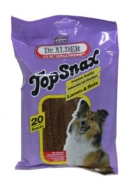 Лакомство Dr. Alder's Топ Снак для собак с ягненком и рисом 200 гр