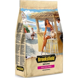 Сухой корм Brooksfield Adult Dog Small Breed для взрослых собак мелких пород с говядиной и рисом - 3 кг