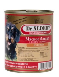 Консервы Dr. Alder's Garant для взрослых собак с курицей 750 г