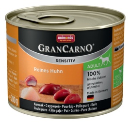 Animonda GranCarno Sensitiv / Анимонда Гран Карно Сенситив с курицей для чувствительных собак 200 г (консервы)