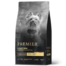 Сухой корм Premier Dog Turkey ADULT Mini для собак мелких пород свежее мясо индейка 1 кг