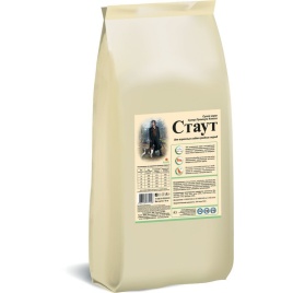 Стаут сухой корм для взрослых собак средних пород с мясом и злаками - 15 кг