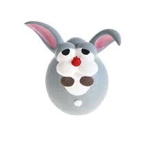 Игрушка Homepet Bubble «Заяц» для собак, с пищалкой