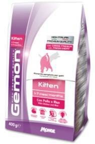 GEMON cat корм для котят с курицей и рисом 400 гр фото 1