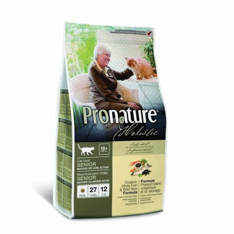 Pronature Holistic для кошек облегченный с океанической белой рыбой и рисом - 2,72 кг фото 2
