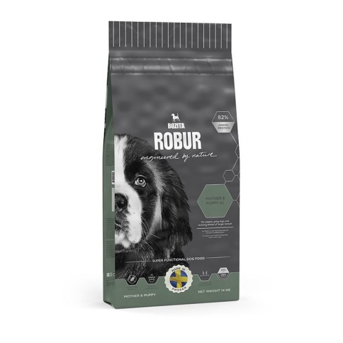 Bozita Robur Mother & Puppy X-Large сухой корм для щенков, беременных и кормящих собак крупных пород с курицей 14 кг фото 1