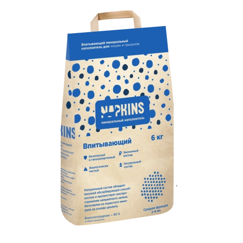 Наполнитель Napkins впитывающий, 12 л фото 1