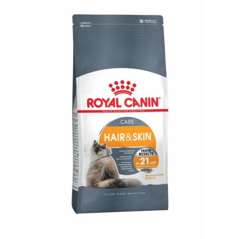 Royal Canin Hair & Skin Care сухой корм для взрослых кошек с проблемной шерстью и чувствительной кожей - 400 гр фото 2