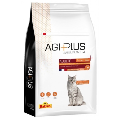 Babin Agi Plus adulte poulet сухой корм для кошек и котов с курицей 2 кг фото 1