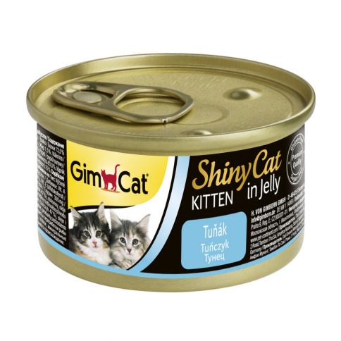 Gimborn GimCat ShinyCat влажный корм для котят из тунца - 70 г фото 1