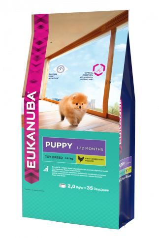 Eukanuba Puppy Toy Breed для щенков миниатюрных пород - 2 кг фото 1
