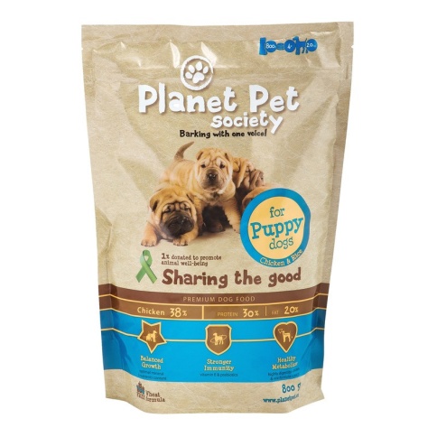 Planet Pet Chicken & Rice For Puppies сухой корм для щенков с курицей и рисом 800 г фото 2