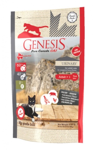 Genesis Pure Canada My Gentle Hill Urinary для взрослых кошек, склонных к проблемам мочеполовой системы с кабаном, фазаном и курицей - 340 гр фото 1