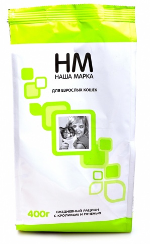 Наша Марка корм для кошек с кроликом и печенью 15 кг фото 1