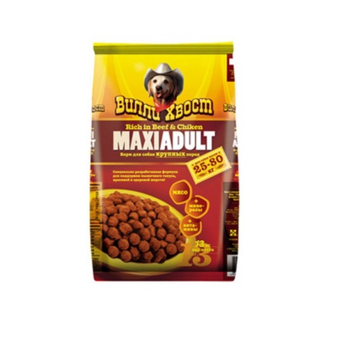 Вилли Хвост сухой корм для собак крупных пород - 13 кг фото 2