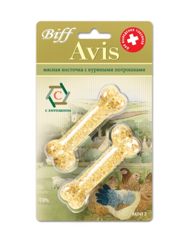 Titbit косточка Avis с куриными потрошками mini 2 фото 1