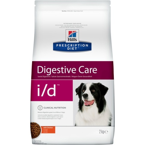 Hill's Prescription Diet i/d Digestive Care корм для собак диета для поддержания здоровья ЖКТ с курицей 2 кг фото 2