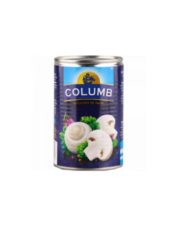 Шампиньоны резаные "Columb" 400 г. ж/б фото 1