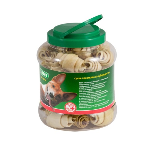 Titbit рогалики из кожи с начинкой - банка пласт. 4.3 л фото 2