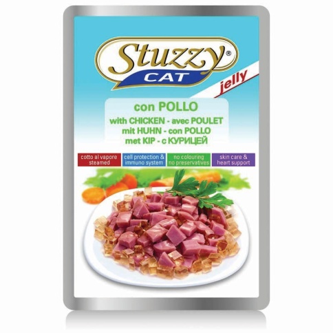 Stuzzy Cat для кошек в паучах с курицей в желе - 100 г фото 2