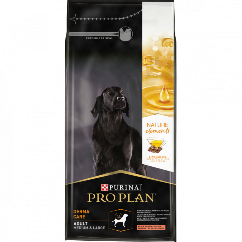 Сухой корм Pro Plan® Nature Elements для взрослых собак средних и крупных пород, с высоким содержанием лосося, Пакет, 10 кг фото 1